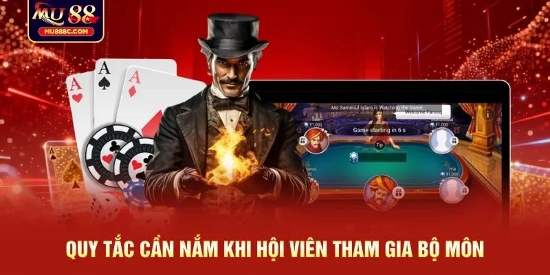 Quy tắc cần nắm khi hội viên tham gia bộ môn